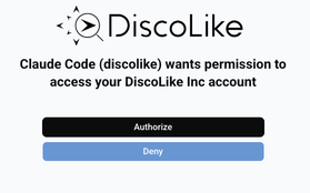 OAuth authorization screen