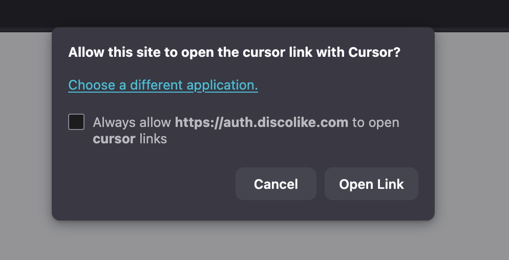 Allow cursor link